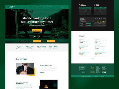 Banking Website Landing Page