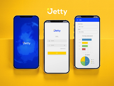 Jetty Data Application Mobile UI