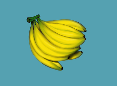 A Bunch of Bananas 100daysofillustration illustration procreate