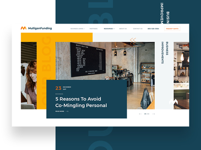Mulligan Funding | Blog blog design development wordpress