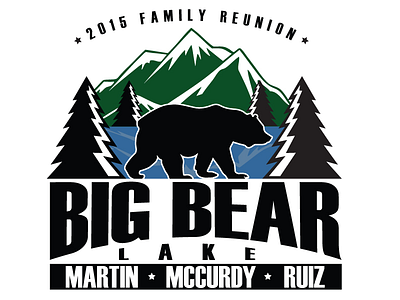 2015 Family Reunion T-shirt Design design illustration vector