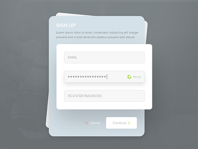 Sign Up - Register Module clean register sign up ui user interface