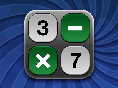 Tiny Calculator Icon design icon iphone ui