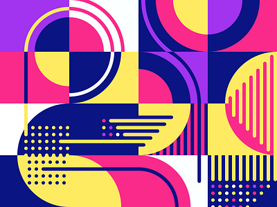 Geometric Pattern Fun by Yannis Chalaris on Dribbble