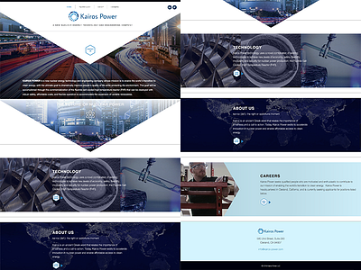 Kairos Power design htmlcss php web development wordpress