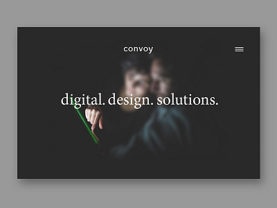 Website Teaser 2016 black convoy flat design green preview relaunch responsive design ui website white