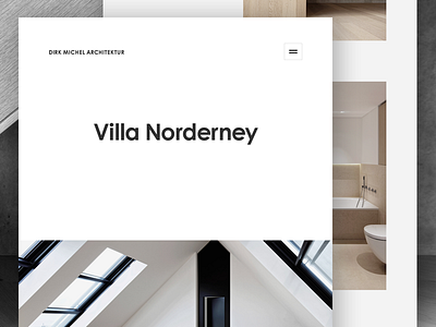 Project page architect clean flat minimal project page ui web website
