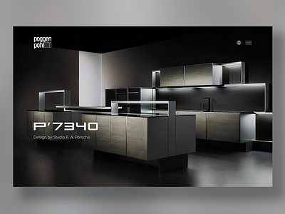 Poggenpohl Website Relaunch clean kitchen luxury porsche responsive design tradition ui ux website