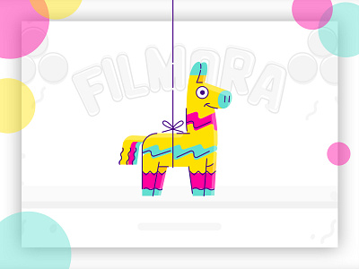 100K Subscribers - special Prize campaign (Spanish market) animation design icon illustration llama party pinata