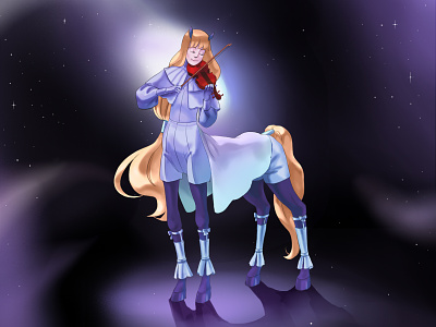 Centaur musician 🦄 2d 2d art art artwork centaur character characterdesign design draw horse illustration men musician pony
