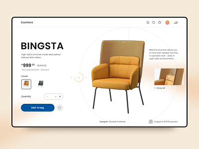 Web Design Concept - Furniture