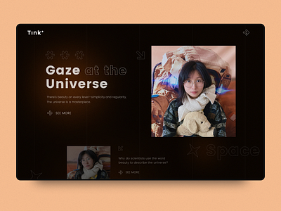 Web Design Concept - Girl