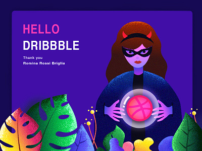 Hello Dribbble ! first shot illustrator