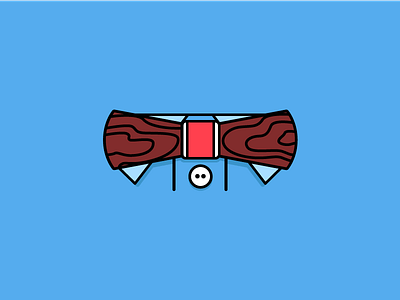 Bow tie bow brand illustrator mark tie vector wood