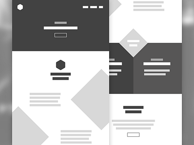 New project wireframes