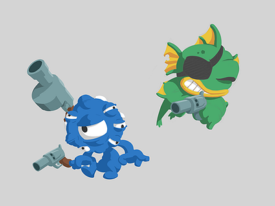 Fish and Eyes eyes fish illustration nuclear throne wip