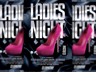 Black Party Poster designs, themes, templates and downloadable graphic ...