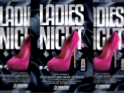 Ladies Night Flyer Template