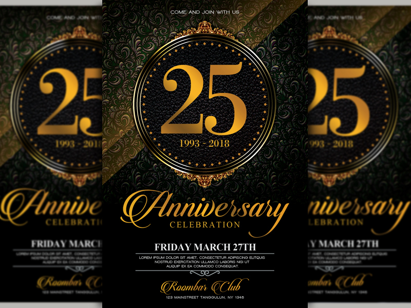 Anniversary Invitation by Lobaide on Dribbble