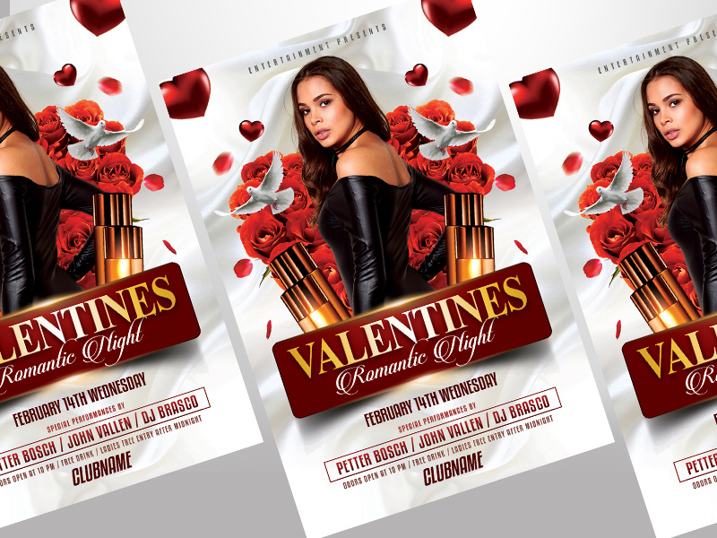 Valentines Flyer Template valentine valentines day bash valentines day flyer valentine card valentine flyer valentine day advertising party flyer party event print event flyer flyer design flyer template