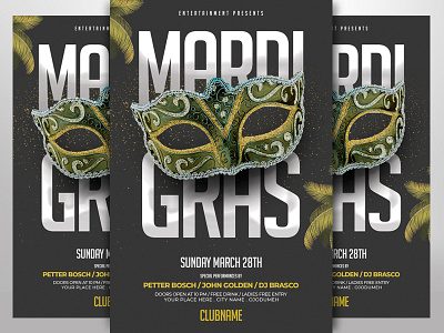 Mardi Gras Flyer Template