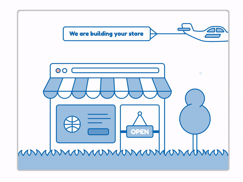 Store loading animation animation 2d codepen css css animation design graphic design illustration illustrator loading loop performance store svg svg animation ui ux vector vectorial