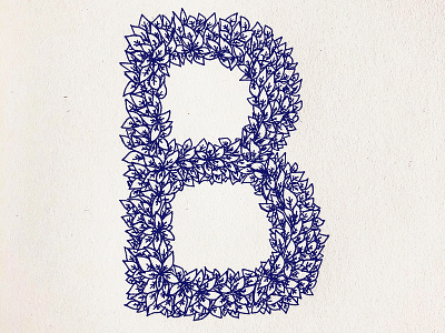 Letter B for Beldi art nouveau autumn b design drawing floral illustration ink ink drawing ink illustration leaves letter lettering logo monogram old paper pattern retro typogaphy