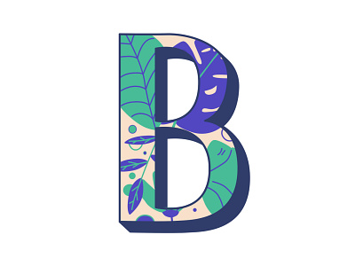 B 36daysoftype hand lettering illustration pattern