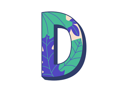 D 36daysoftype floral hand lettering illustration pattern typography