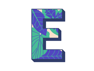 E 36daysoftype floral hand lettering illustration typography