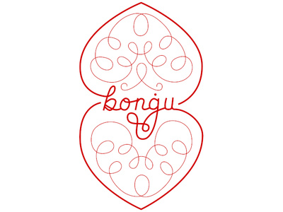 Bongu flourishes hand lettering handlettering typography