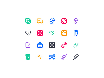 Icons Design - Medical design figma icondesign icons icons set ui uidesign vector