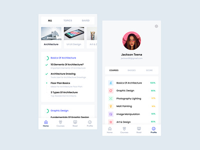 Education App UI Design | Android