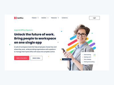 Office Management Solution | Website Banner