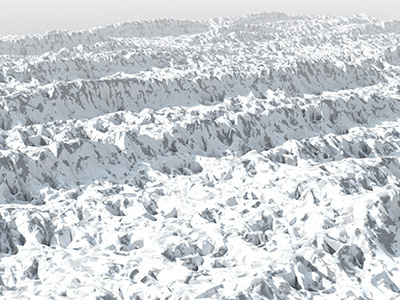 Winter Mountain Ridges