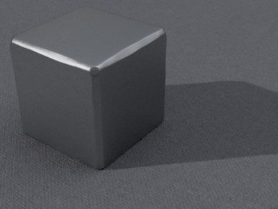 Cube 3d experiment modo
