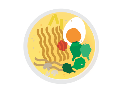 something I ate sketch egg food illustration ramen simple sketch vector yellow