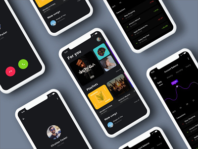 iOS Screen App app branding design minimal ui