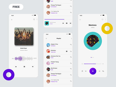 Music App design music app