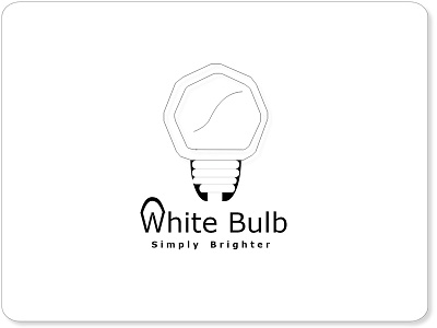 White Bulb Logo white bulb logo