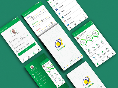 Telesom Selfcare Mobile App app design graphic mobile uiux