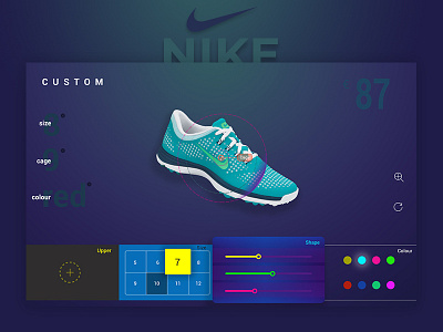 Nike Shoe Custom uiux website