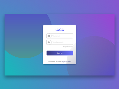 Website admin login page by Ashiqul Amin on Dribbble