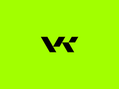 VK Lettermark branding k lettermark v vk vk logo