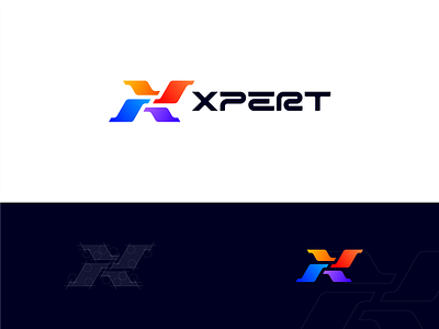 XPERT - Logo and Lettering branding lettering logo skill typography