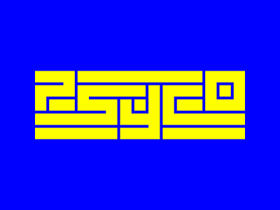 PSYCO branding letter logo lettermark logo typography wordmark