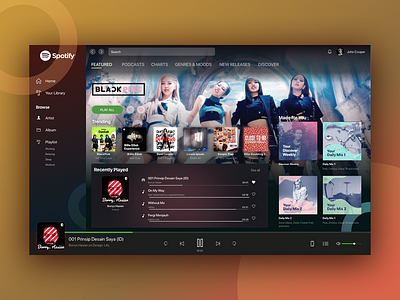 Showcase Spotify Redesign Abdiwm