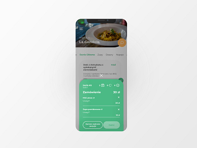 Food app order summary / reciept app application application ui check checkout figma food app food app ui interface order reciept ui uiux waiter app