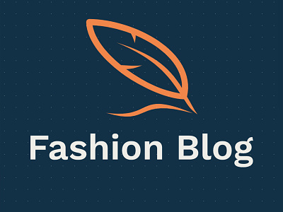 Fashion Blog branding illustrator logo design vector