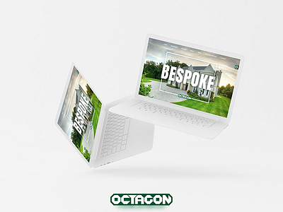 OCTAGON Website Redesign concept mockup octagon property redesign website wireframe